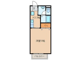 ルミエ－ル蒲池の物件間取画像